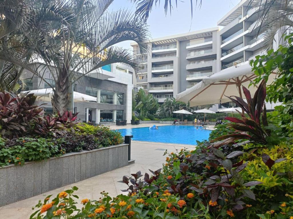 Parkside Boutique 3 Bbr Serviced Apartment - Ocean Blue - Near Airport Cairo Ngoại thất bức ảnh